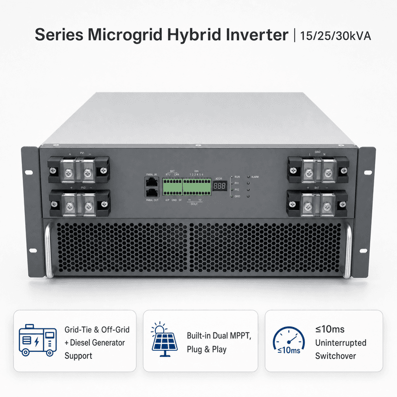 HBPS ऊर्जा भंडारण कन्वर्टर 15~60kW