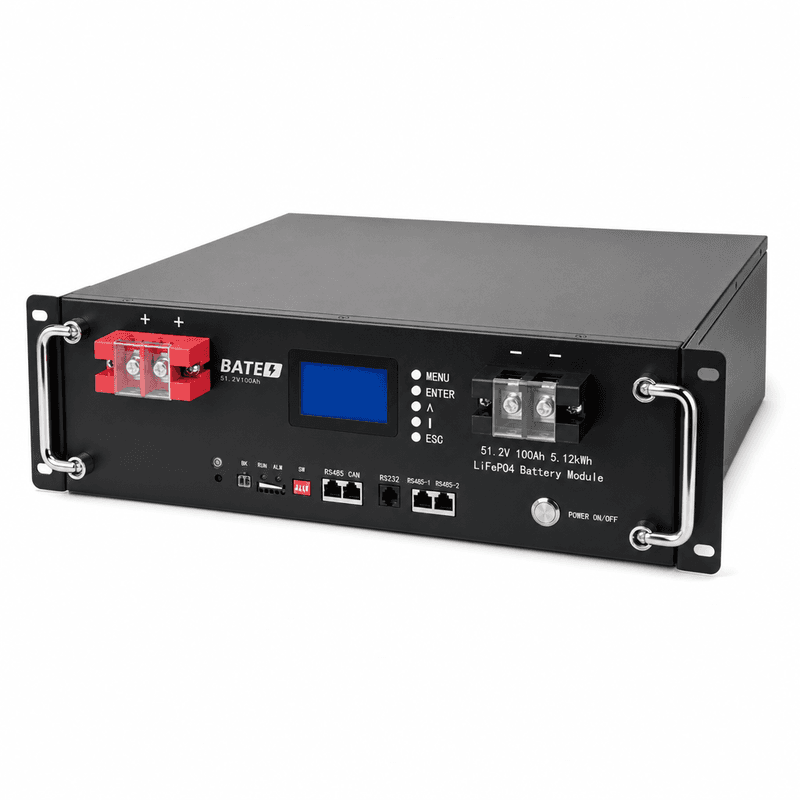 LiFePO4 51.2V रैक माउंट बैटरी सीरीज़