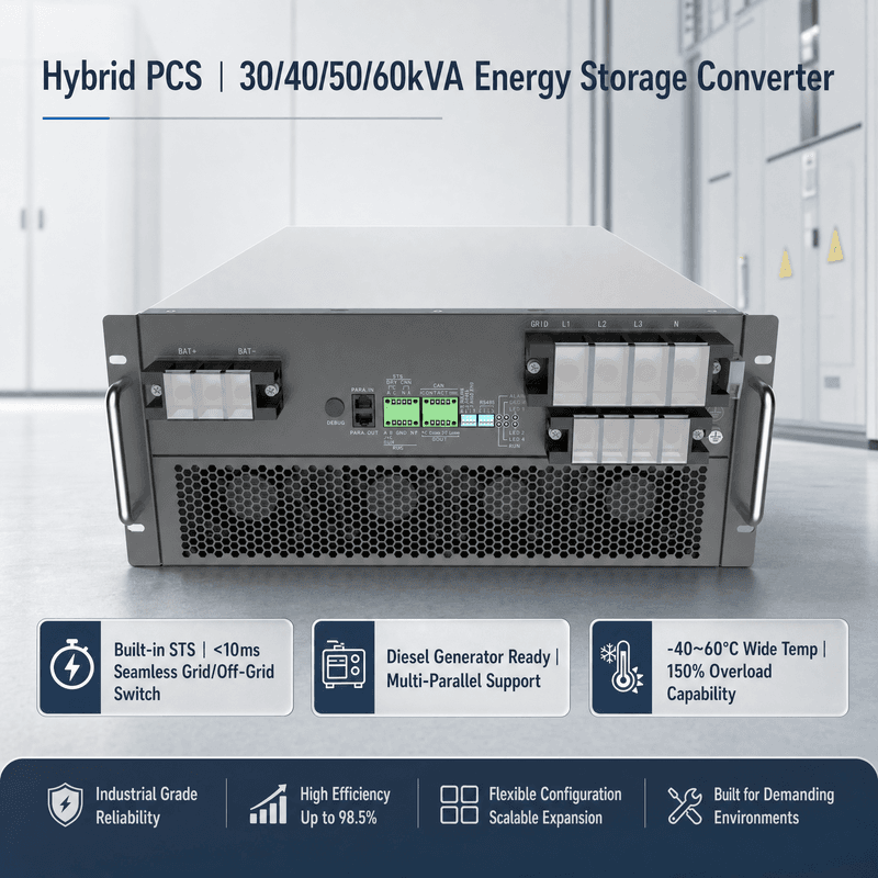 HCPS माइक्रो-ग्रिड स्टोरेज कन्वर्टर 100~125kW - 1