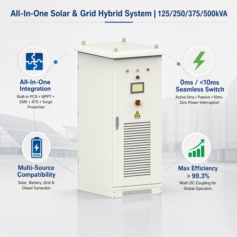 HAG2 ऑल-इन-वन सोलर सिस्टम 125~500kVA