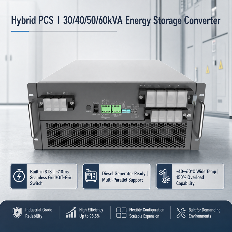 HCPS माइक्रो-ग्रिड स्टोरेज कन्वर्टर 100~125kW